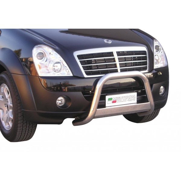 SsangYong Rexton II nerezový přední ochranný rám 63mm