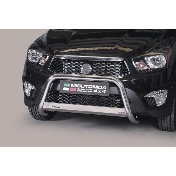 SsangYong Actyon Sports FL nerezový přední ochranný rám 63mm