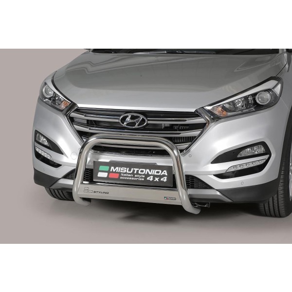 Hyundai Tucson III nerezový přední ochranný rám 63mm