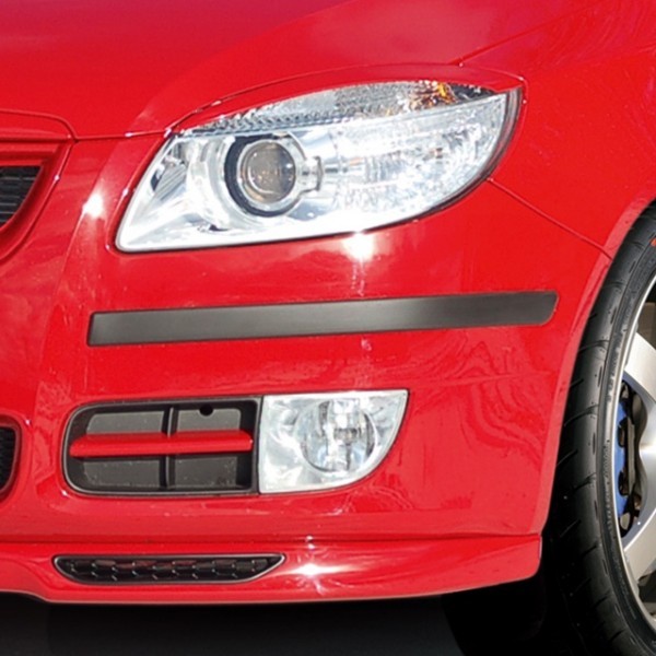 Škoda Fabia II - Ochranné lišty předního a zadního nárazníku