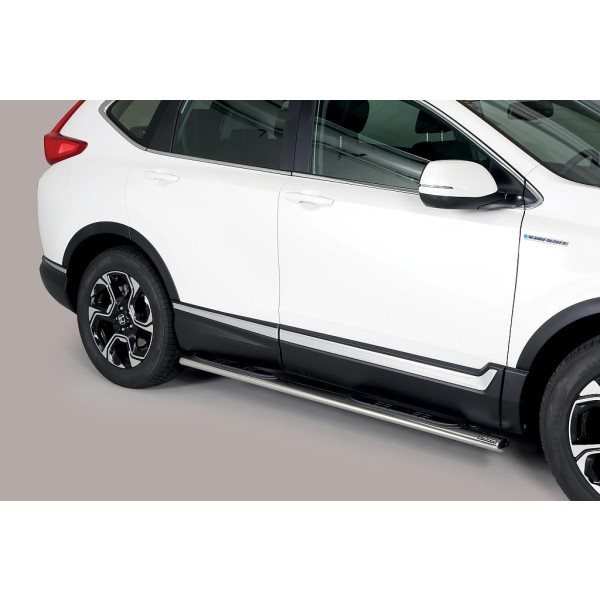 oválné boční nášlapy Misutonida se stupátky pro Honda CR-V V facelift / hybrid, od r.v. 2019- , nerezové, 95x60mm