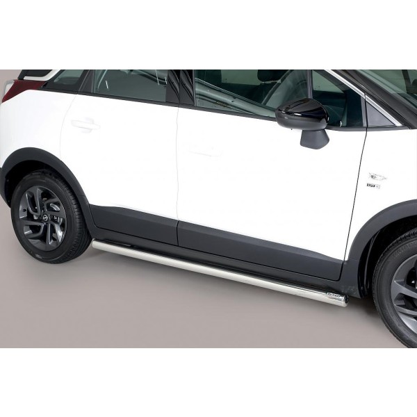 Nerez boční nášlapy Opel Crossland X - Ø 63mm