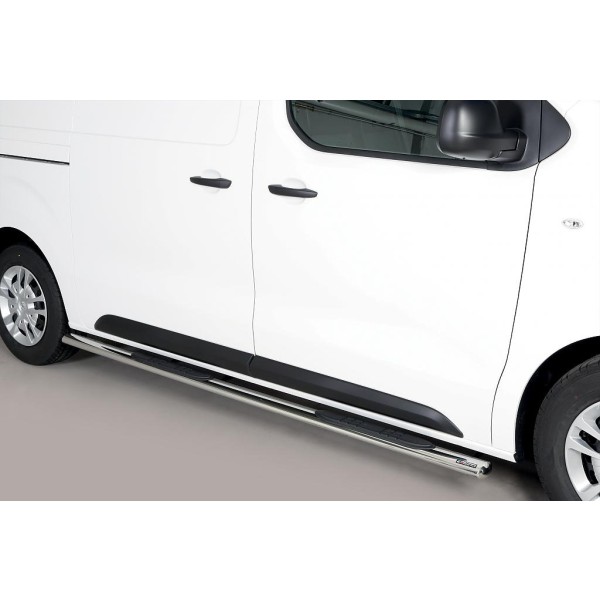 oválné boční nášlapy Misutonida se stupátky pro Opel VIVARO C, od r.v. 2019- , nerezové, 95x60mm