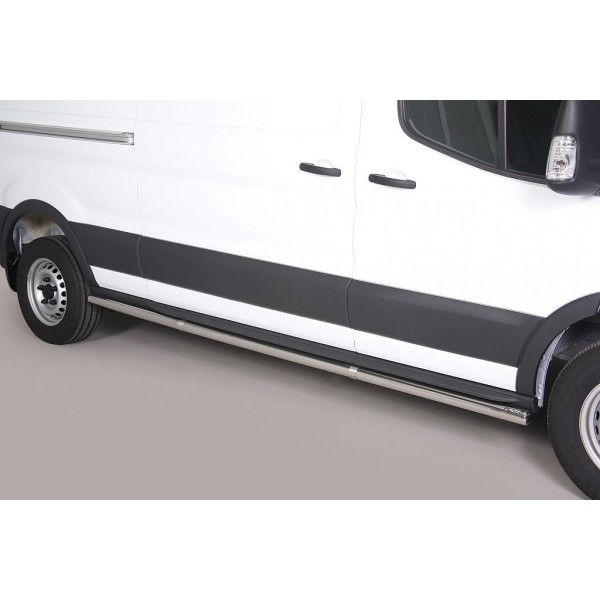 Nerez boční nášlapy Ford Transit L3/H3 - Ø 63mm