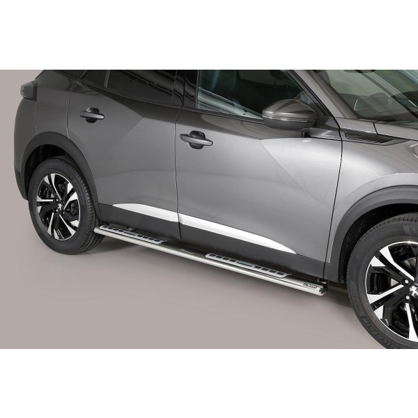Nerez boční designové nášlapy Peugeot 2008 II