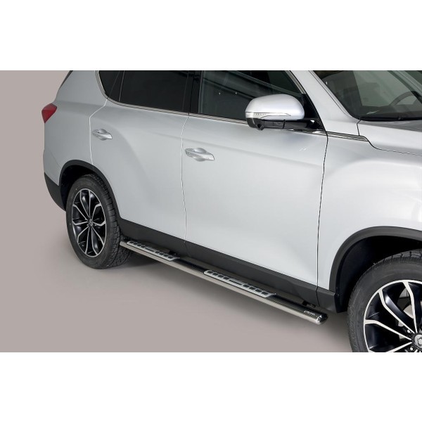 Nerez boční designové nášlapy SsangYong Rexton II Y400
