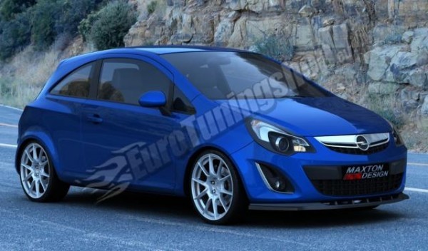 Opel Corsa D facelift - Přední podspoiler