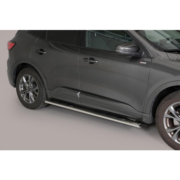 oválné boční nášlapy Misutonida se stupátky pro Ford Kuga III, od r.v. 2020->>, nerezové, 95x60mm