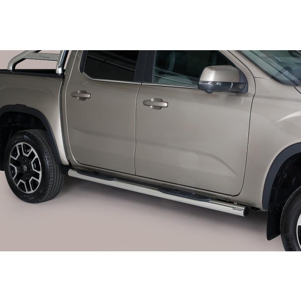 Nerez boční nášlapy se stupátky Volkswagen Amarok II double cab