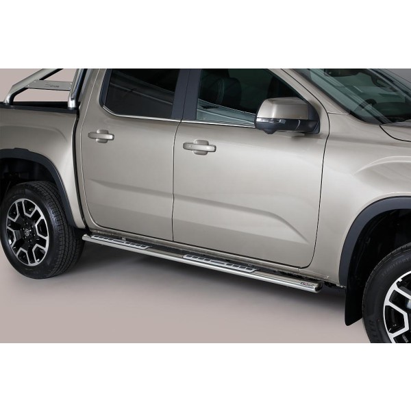 Nerez boční designové nášlapy Volkswagen Amarok II