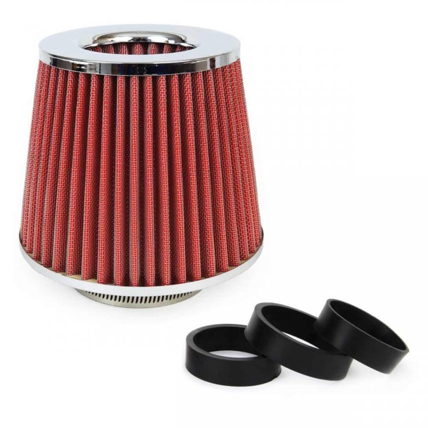 Vzduchový filtr - červený R1 + adaptery