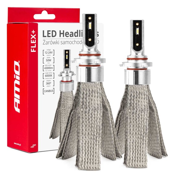 LED žárovky pro hlavní svícení FLEX+ HB4 6000K 12V 24V Canbus