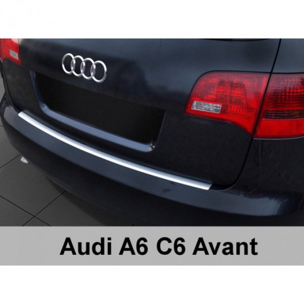 Ochranný panel zadního nárazníku nerez - Audi A6 Combi [4F5, C6] (03/2005 - 08/2011)