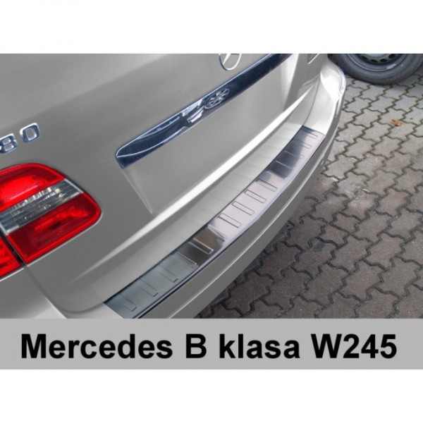 Ochranný panel zadního nárazníku nerez - Mercedes B W245 (2005 - 2008)