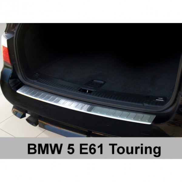 Ochranný panel zadního nárazníku nerez -  BMW 5 [E61] Combi (2007 - 2010)