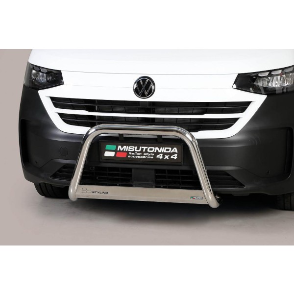 Volkswagen Transporter T7 Nerezový přední ochranný rám 63mm