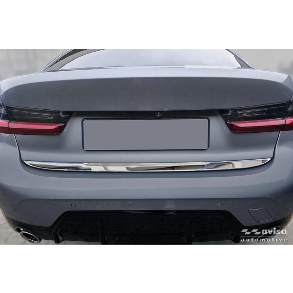 Nerez lišta hrany dveří kufru BMW M3 G20/G80 M-Paket a M3 Competition - lesk