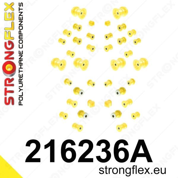 Toyota Supra III 86-93 - komplet silentbloky podvozku sport