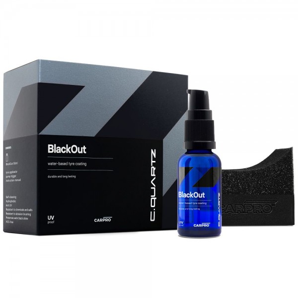 CarPro - Keramická ochrana pneumatik CQUARTZ Blackout 100ml