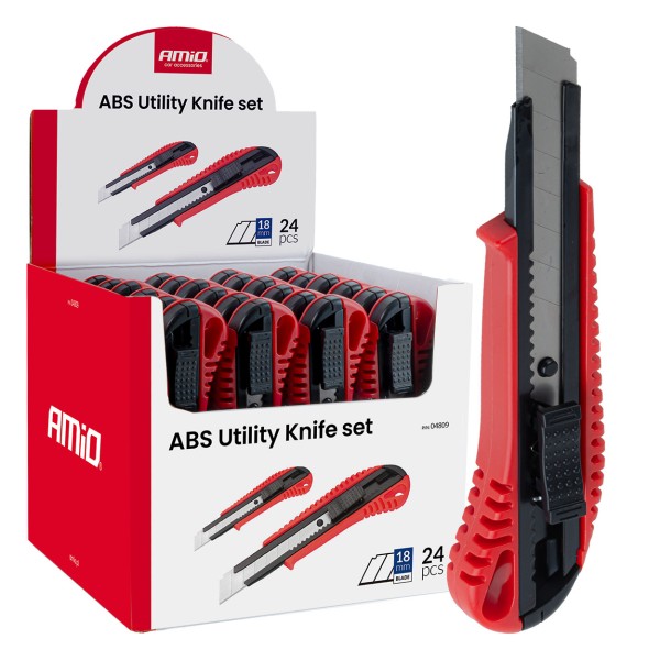 Sada odlamovacích nožů 100x18x0,5mm 24ks