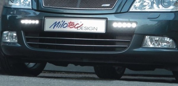 Škoda Octavia II facelift - Lišty předního nárazníku