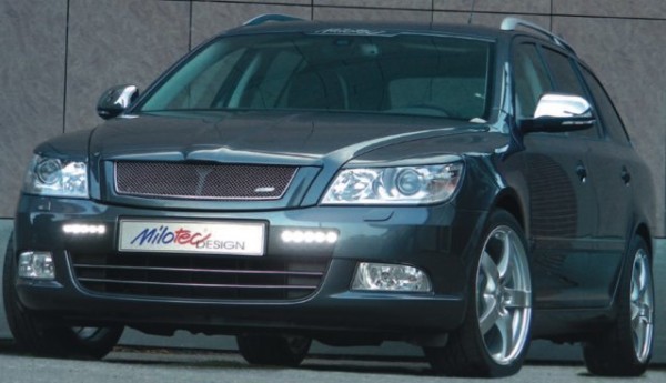 Škoda Octavia II facelift - Maska s nerez mřížkou