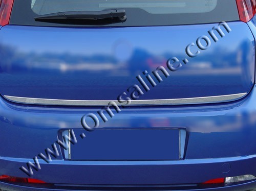 Fiat Grande Punto - nerez chrom lišta zadního víka kufru OMSA TUNING