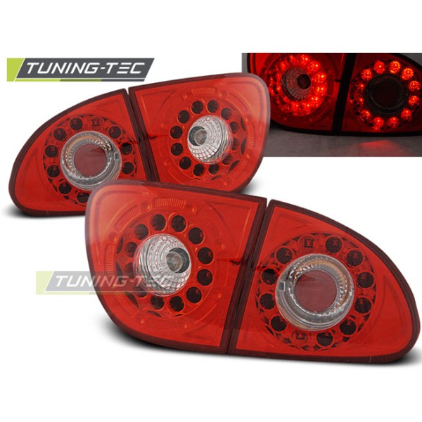 SEAT LEON 99-04 - zadní LED světla červeno bílá