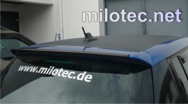 Škoda Fabia II facelift - Překryt zadního spoileru - ABS černá metalízaný
