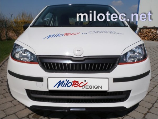 Škoda Citigo - Přední lišta masky - ABS černá metalíza