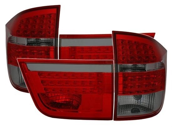 Zadní světla BMW X5 E70 07-10 LED červeno/kouřové