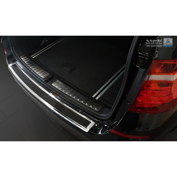 NEREZ Kryt prahu zadních dveří BMW X3 F25 - nerez / karbon
