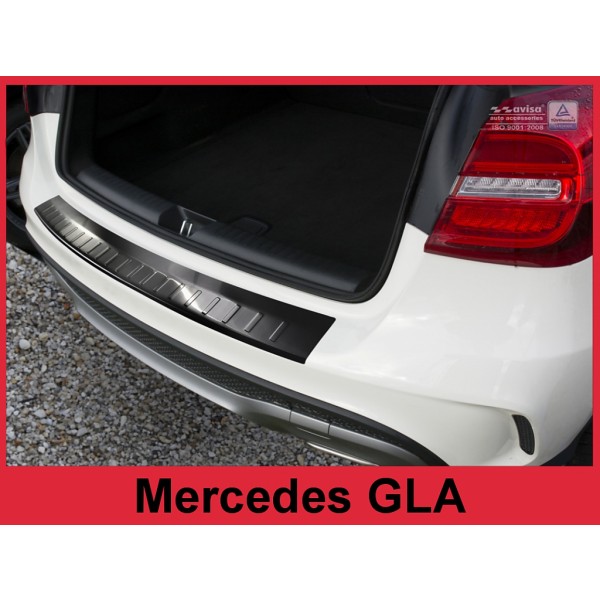 NEREZ Kryt prahu zadních dveří Mercedes GLA - černý grafit