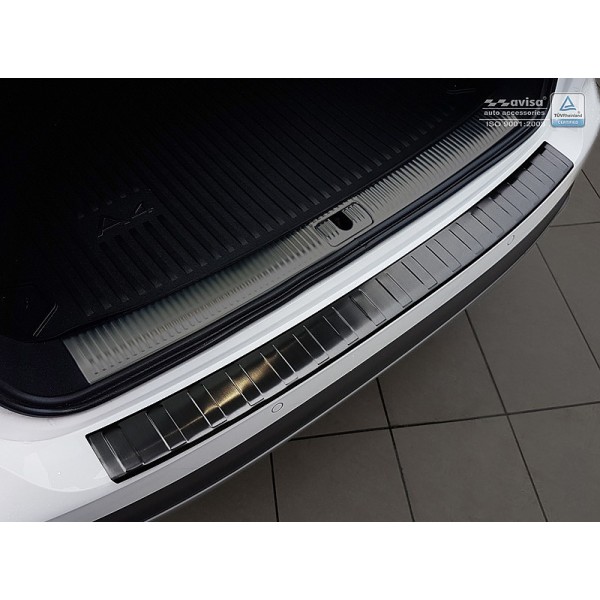 NEREZ Kryt prahu zadních dveří Audi A4 B9 ALLROAD Avant - černý grafit