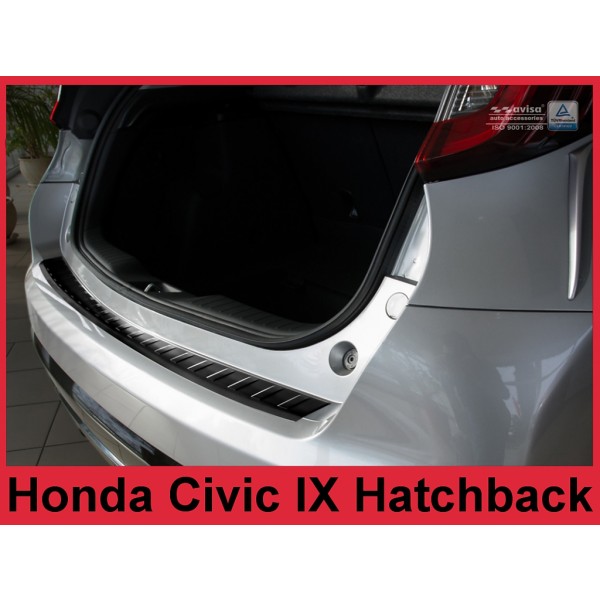 NEREZ Kryt prahu zadních dveří Honda CIVIC hatchback IX - černý grafit