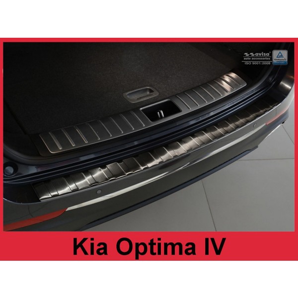 NEREZ Kryt prahu zadních dveří Kia Optima IV kombi - černý grafit