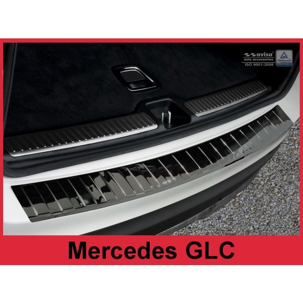 NEREZ Kryt prahu zadních dveří Mercedes GLC - černý grafit lesklý