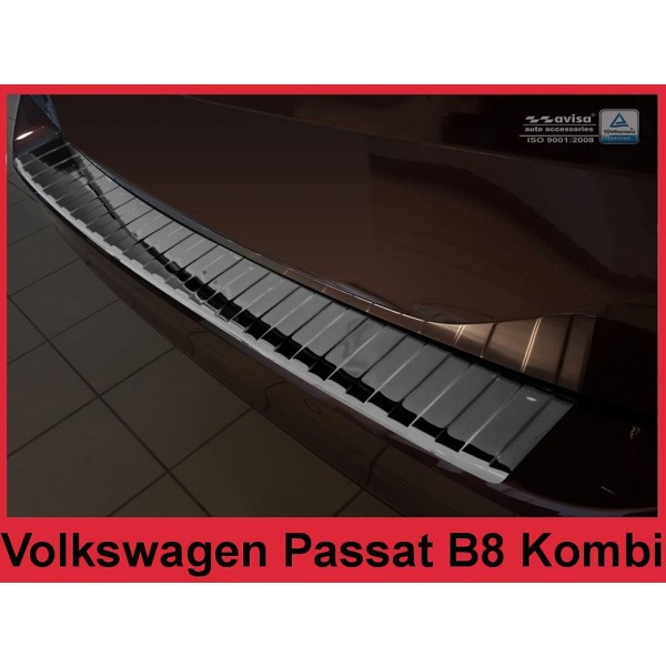 NEREZ Kryt prahu zadních dveří VW Passat B8 Variant - černý grafit lesklý