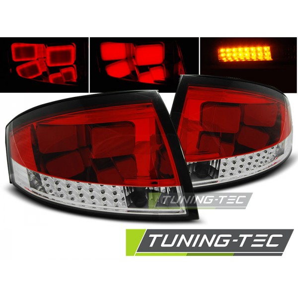 AUDI TT 8N 99-06 - zadní LED světla červeno bílá
