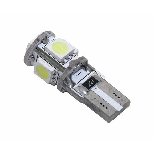 Bílá žárovka LED - Do obrysovek 5smd led 12V Can Bus