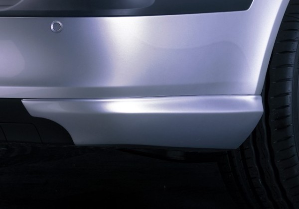 Škoda Octavia II - zadní rozšíření nárazníku,stříbrný matný