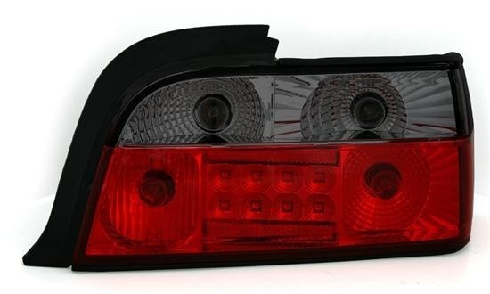 Zadní světla BMW 3 E36 coupe, cabrio LED červeno/kouřové