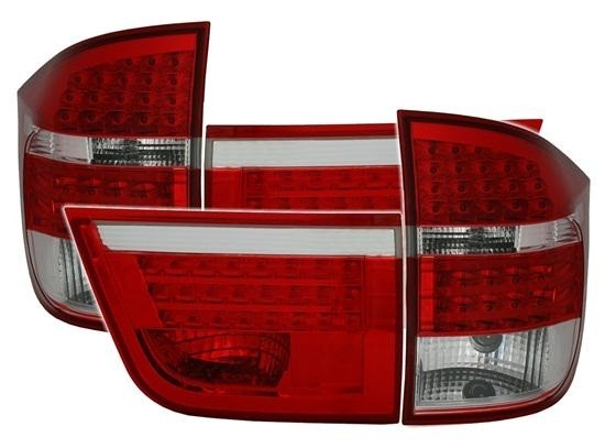 Zadní světla BMW X5 E70 07-10 LED červeno/čiré