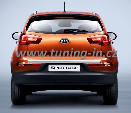 Kia Sportage 2010+ NEREZ chrom lišta kufru OMTEC