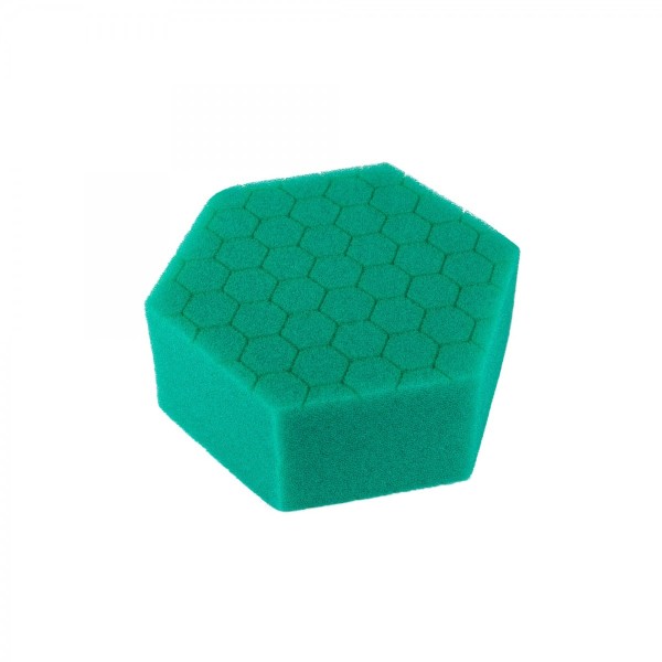 Ruční leštící aplikátor Carbon Collective HEX Hand Polishing Pad - Green