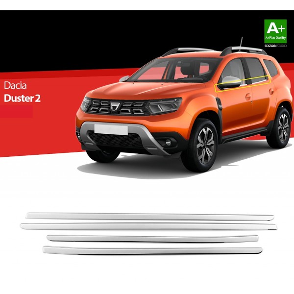 Nerez lišty spodní hrany oken dveří Dacia Duster II
