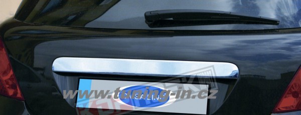 Peugeot 207 - nerez chrom lišta nad SPZ - OMSA tuning