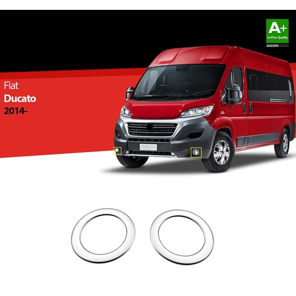 Nerez rámečky mlhovek Fiat Ducato III FL