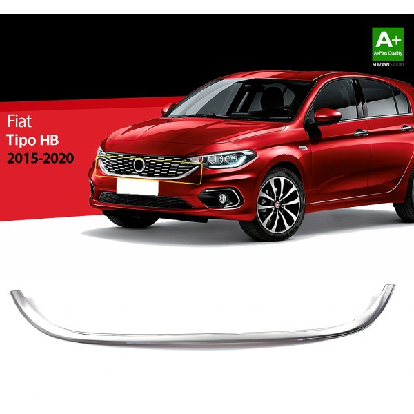 Nerez lišta masky Fiat Tipo Hatchback - spodní