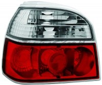 VW Golf III  Zadní lampy červeno/krystalové